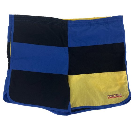 VTG NAUTICA Competition Colorblock Swim Trunks - Picture 1 of 9